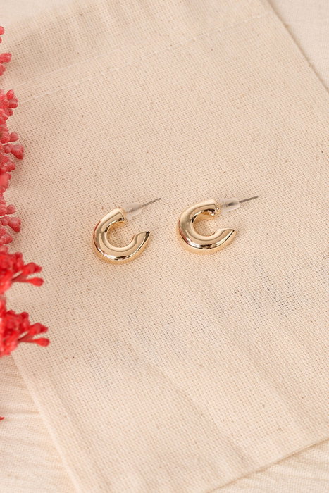 Heliophilia Silver Pendientes de Oro Dorados con Recubrimiento de Laca